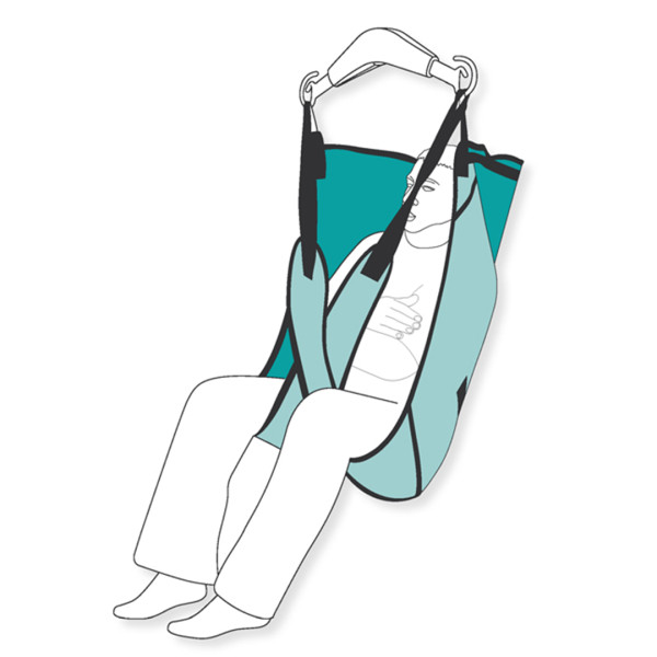 Sling for hoist - Medium Allegro Concepts General Purpose with Head Support - EQ7343